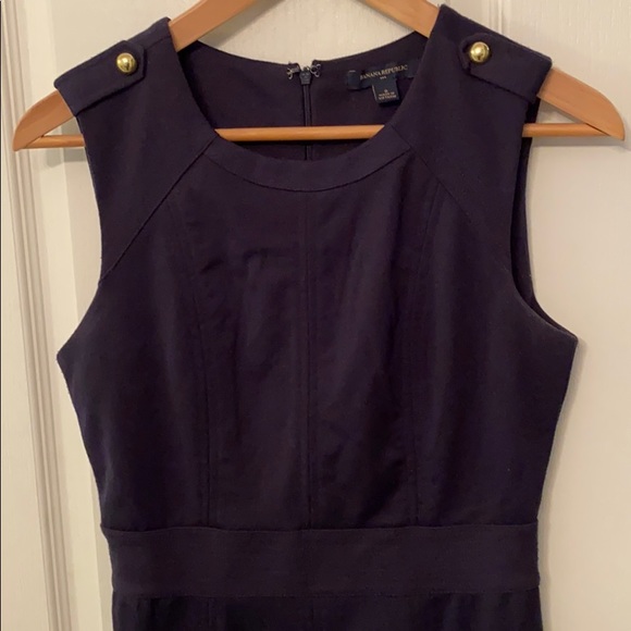 Banana Republic Sheath Dress w/ Gold - Picture 3 of 5